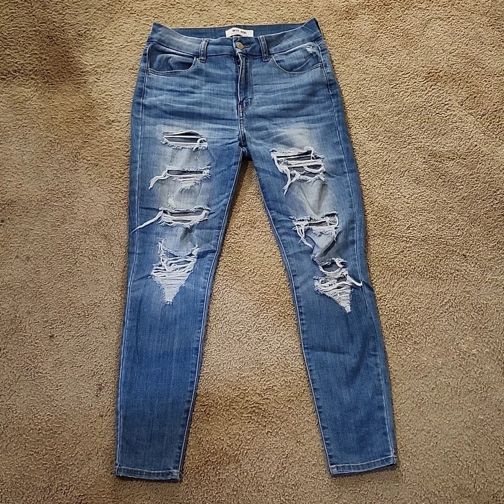 Ripped skinny jeans - Picture 3 of 5